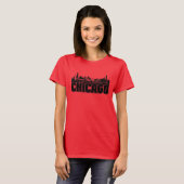 Chicago Skyline T-shirt (Voorkant volledig)