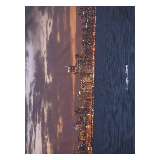 Chicago Skyline tablecloth Tafelkleed (Voorkant)