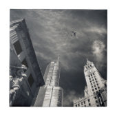 Chicago skyline tegeltje (Voorkant)