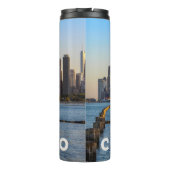 Chicago Skyline Thermal Tumbler Thermosbeker (Achterkant)
