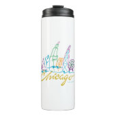 Chicago Skyline Thermosbeker (Voorkant)