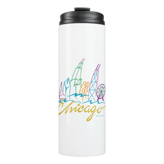 Chicago Skyline Thermosbeker (Voorkant)