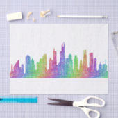 Chicago skyline tissuepapier (Craft)