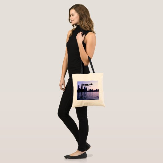 Chicago skyline tote bag (Voorkant (model))