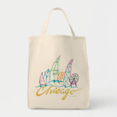 Chicago Skyline Tote Bag (Voorkant)