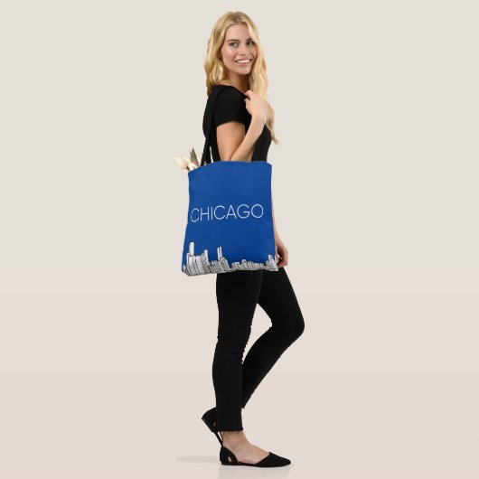 Chicago skyline tote bag (Op model)