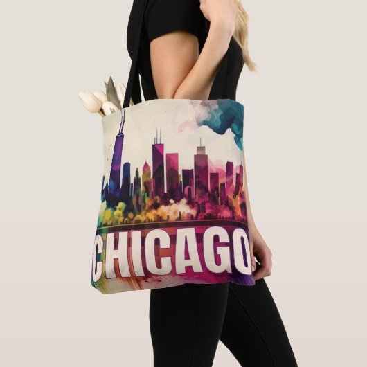 Chicago Skyline Tote Bag (Dichtbij)