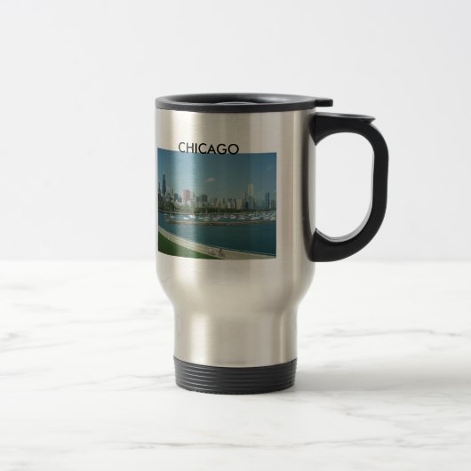 Chicago Skyline Travel Coffee Cup Reisbeker (Rechts)