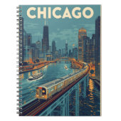 Chicago Skyline Travel Notitieboek (Voorkant)