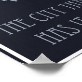  Chicago Skyline Travel Poster (Hoek)