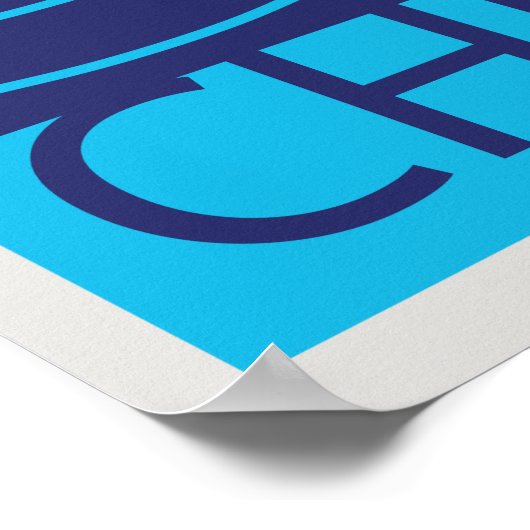 Chicago Skyline Travel Poster (Hoek)