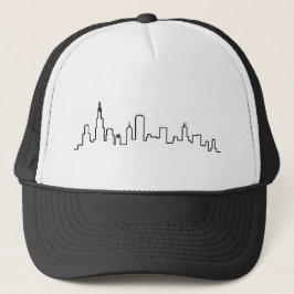Chicago Skyline Trucker Hat Pet