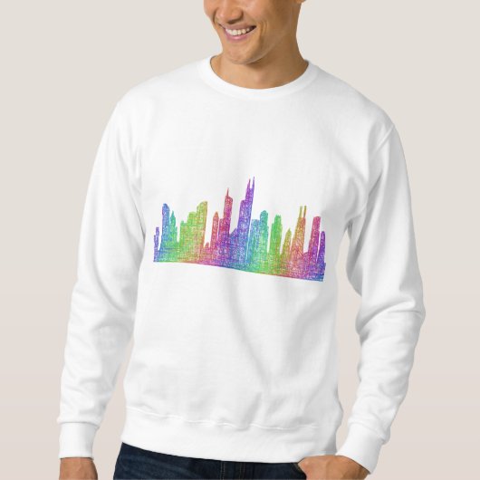 Chicago skyline trui (Voorkant)