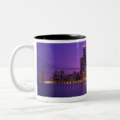 Chicago Skyline Tweekleurige Koffiemok (Links)