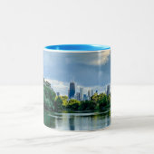 Chicago Skyline Two-Tone Coffee Mok (Center)