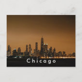 Chicago Skyline van het centrum John Hancock Briefkaart (Voorkant)