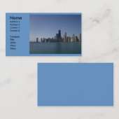 Chicago Skyline visitekaartje (Voorkant / Achterkant)