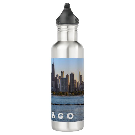 Chicago Skyline Water Bottle Waterfles (Rechts)
