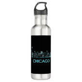 Chicago Skyline Waterfles (Voorkant)