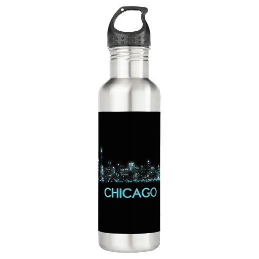 Chicago Skyline Waterfles (Voorkant)