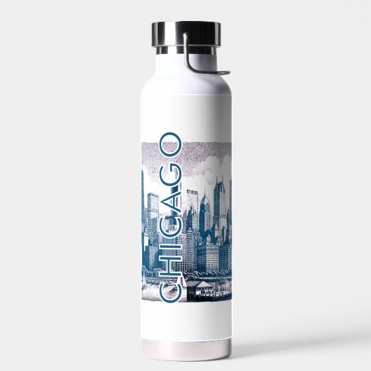 Chicago Skyline Waterfles (Links)