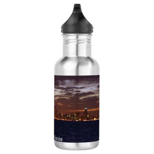 Chicago Skyline waterfles Waterfles (Rechts)