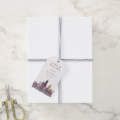 Chicago Skyline Wedding Thank You Cadeaulabel (Met Touw)