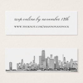 Chicago Skyline Wedding Website Kaart