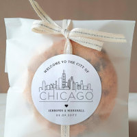 Chicago Skyline | Welkomstbericht voor bruiloft