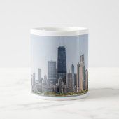 Chicago Skyline with Lake Michigan Grote Koffiekop (Voorkant)