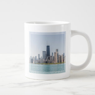 Chicago Skyline with Lake Michigan Grote Koffiekop