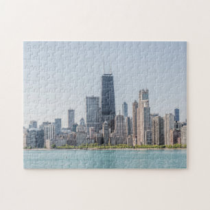 Chicago Skyline with Lake Michigan Legpuzzel