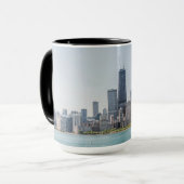 Chicago Skyline with Lake Michigan Mok (Voorkant links)