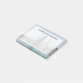 Chicago Skyline with Lake Michigan Post-it® Notes (Schuin)