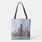 Chicago Skyline with Lake Michigan Tote Bag (Achterkant)