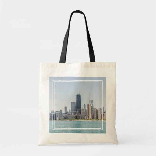 Chicago Skyline with Lake Michigan Tote Bag (Voorkant)