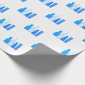 Chicago Skyline Wrapping Paper Cadeaupapier (Hoek)