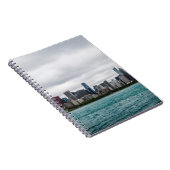 Chicago skylinechicago, skyline, antenne, architec notitieboek (Rechterzijde)