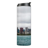 Chicago skylinechicago, skyline, antenne, architec thermosbeker (Gedraaid links)