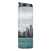Chicago skylinechicago, skyline, antenne, architec thermosbeker (Geroteerd rechts)