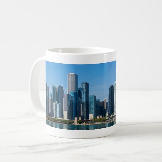 Chicago Skyscrapers Coffee Mok (Voorkant links)