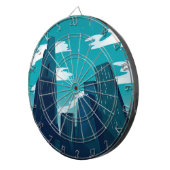 Chicago Skyscrapers Dartbord (Voorkant Rechts)