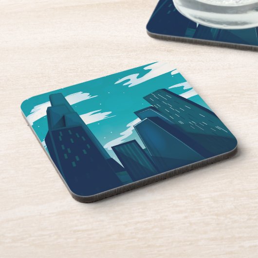 Chicago Skyscrapers Drankjes Onderzetter (Linkerzijde)