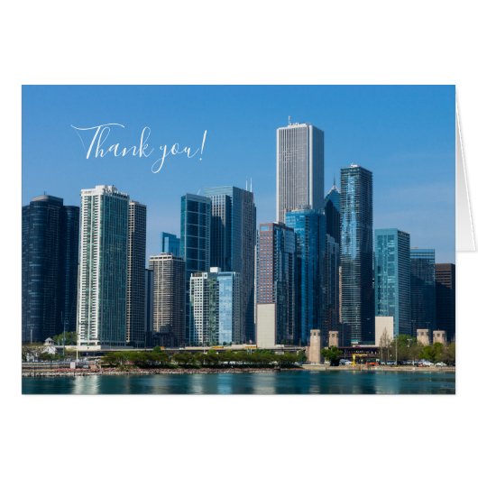 Chicago Skyscrapers Hartelijk dank (Voorkant Horizontaal)