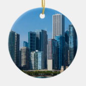 Chicago Skyscrapers Keramisch Ornament (Voorkant)