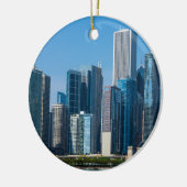 Chicago Skyscrapers Keramisch Ornament (Links)