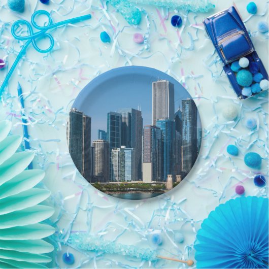 Chicago Skyscrapers Papieren Bordje (Feest)