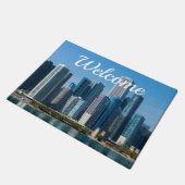 Chicago Skyscrapers Welkom Doormat Deurmat (Schuin)