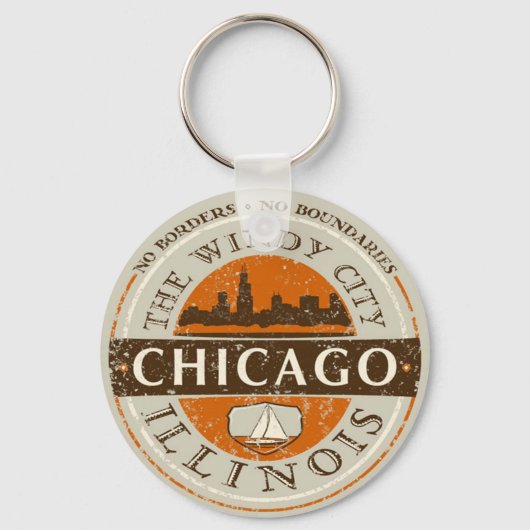 Chicago Sleutelhanger (Voorkant)