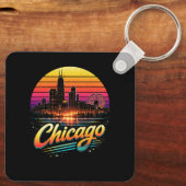Chicago Sleutelhanger (Achterkant)